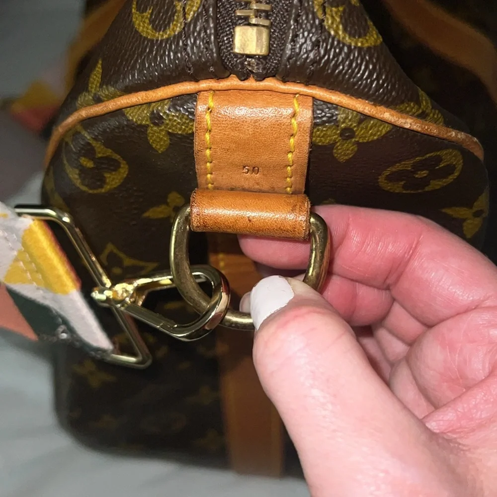 Authentic Keepall 55 Louis Vuitton Brown Monogram LV Vintage Large Travel Bag - Picture 14 of 17